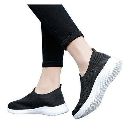 

gvdentm Sneakers For Women Walking Shoes Womens Slip Shoes Shoes Running On Outdoor Sports Womens Arch Fit Sneakers