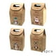 thumbnail image 2 of Cajas de regalo de papel Kraft navideñas, 25 bolsas de dulces para fiestas navideñas, rellenos de bolsas para fiestas navideñas, 2 of 5