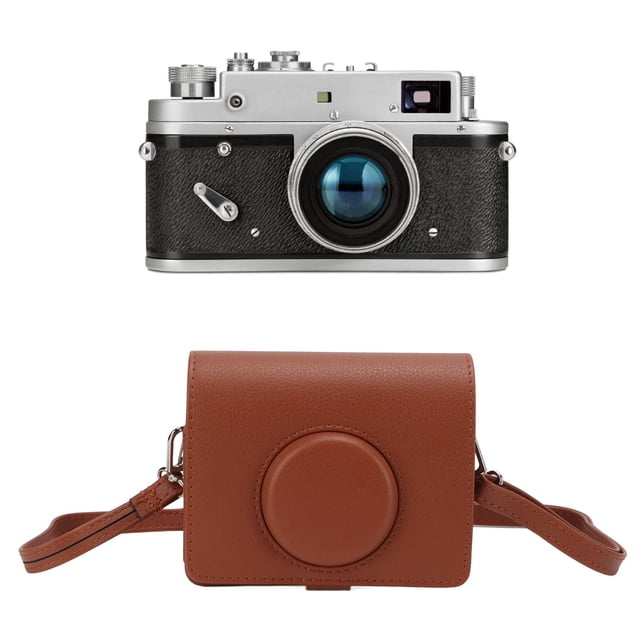 Camera Case Fashion PU Leather Protection Bag with Shoulder Strap for Fuji Mini Evo