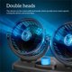 thumbnail image 4 of Riwesomey Ventilador de refrigeración para coche eléctrico Dispositivo de ventilación para salpicadero delantero Interior giratorio de 360 ​​grados Accesorios para motos 12V Azul Riwesomey VI015326-01B, 4 of 6