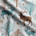thumbnail image 1 of Soimoi Animals Print,Cotton Cambric, Quilting Fabric Sold by The Yard 42 Inch Wide, Medium Weight Cotton Fabric, SewingSupplies, Blue, 1 of 5