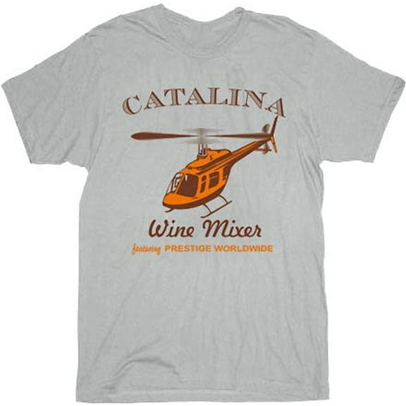 Step Brothers Catalina Wine Mixer Ice Grey Adult T-Shirt