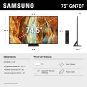 Samsung 75” Class Neo QLED 4K QN70F Samsung Vision AI Mini LED Smart TV (2025) - QN75QN70FAFXZA