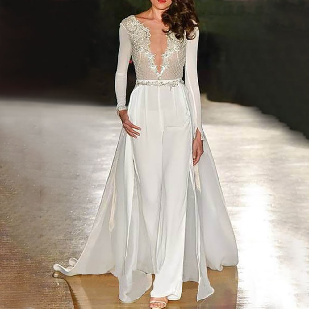 elegant long sleeve jumpsuit