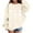 Beige, variante sur Chandail en Molleton Imprimé Cœur pour Filles, Coupe Ample Col Rond Manches Longues avec Design Amour, Chemise Décontractée en Coton Doux pour Filles Tout-Petits, Plusieurs Couleurs Disponibles pour Usage Quotidien Vert Clair