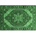 thumbnail image 1 of Ahgly Company Indoor Rectangle Persian Emerald Green Traditional Area Rugs, 2' x 5', 1 of 4