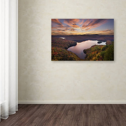 Trademark Fine Art "Autumn Vista" Canvas Art by Michael Blanchette Photography