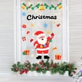 thumbnail image 5 of Christmas Window Stickers – Santa Claus & Snowflake Electrostatic Glass Decals, No-Glue Holiday Decorations for Home, Store, or Classroom Display, 5 of 5