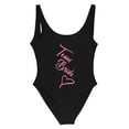 thumbnail image 4 of MKLEKYY Trajes De Baño Mujer Short Women Fashion Letter Print Piece Swimsuit Sexy Bikini Swimwear Bathing Sleeveless Backless Swimsuit 1352, 4 of 4