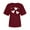 Wine #01, variant on Nmnitkp Womens Tops Casual Crewneck Tee - Valentines Day Graphic Short Sleeve T-Shirt Pink,M