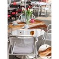 thumbnail image 5 of Outdoor Tablecloth with Umbrella Hole for Patio/Picnic/Party/Camping, Brown Marble Waterproof Table Cloth Round Cover Washable, Vintage Gradient Abstract Aesthetic Art (Dia 54"), 5 of 9
