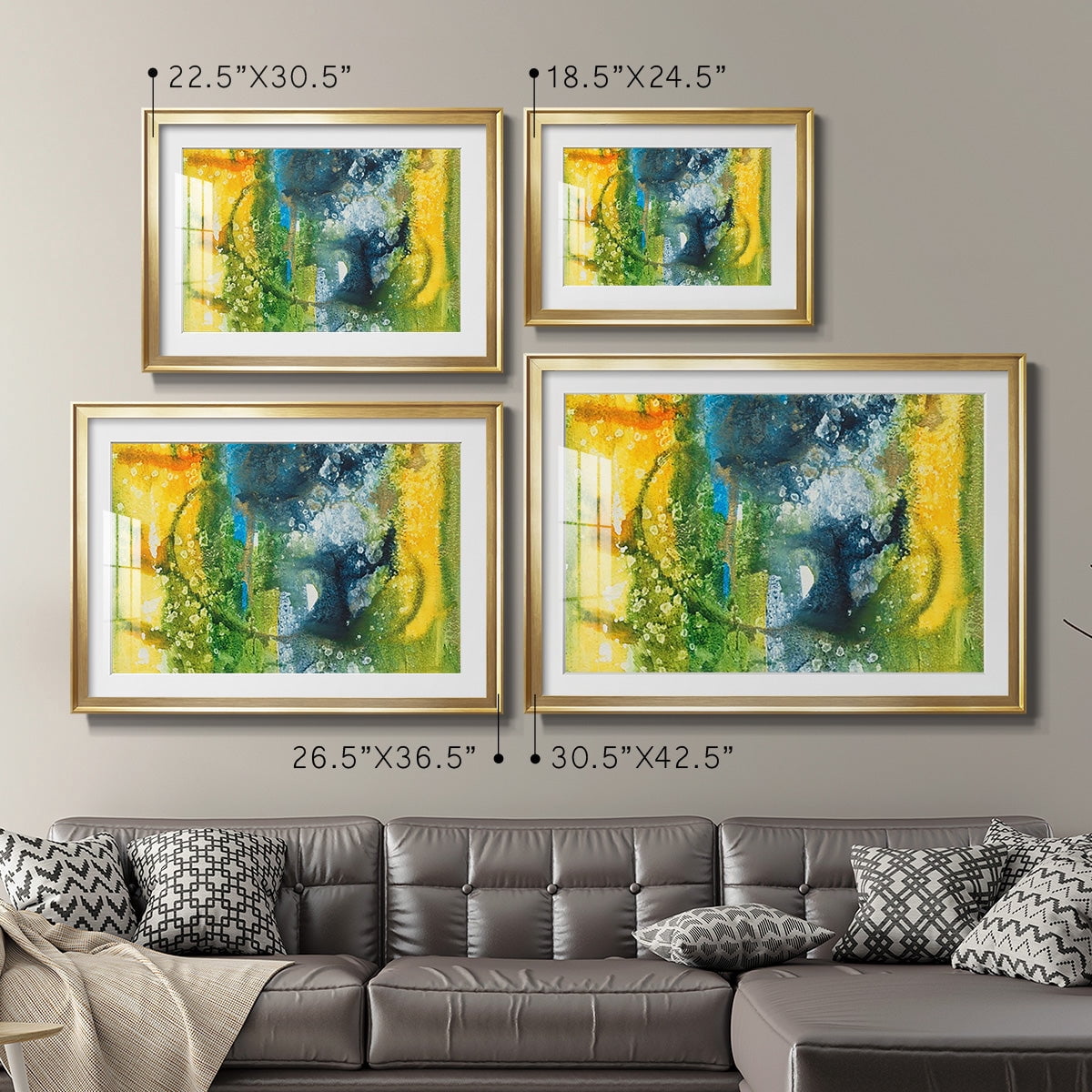 Aquatic Energy III Premium Framed Print - Ready to Hang