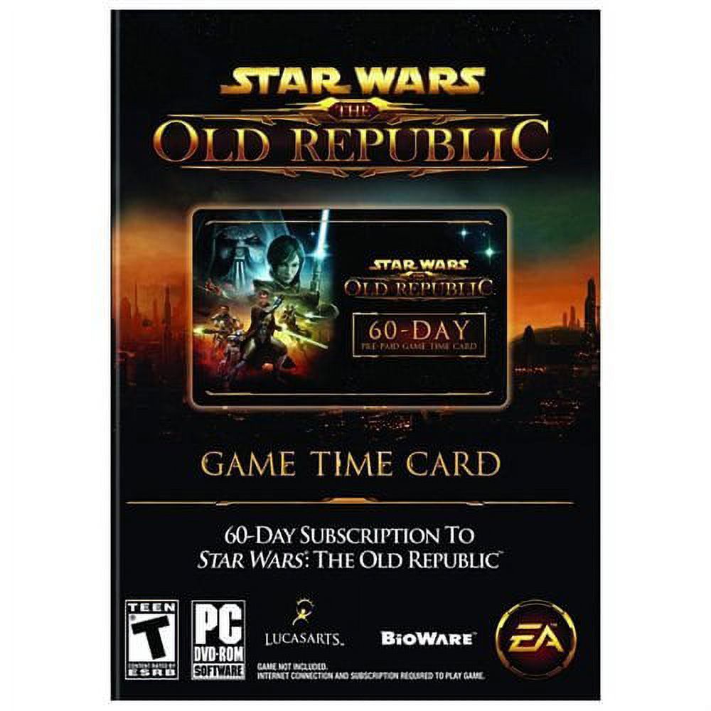 Electronic Arts Star Wars The Old Republic Pre-Paid Time Card, EA, PC Software, 014633197969 - image 2 of 4