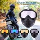 thumbnail image 2 of Motocross Gafas Para Casco Máscara De Motocicleta Accesorios Para Moto Estilo Harley Desmontables, 2 of 4