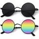 thumbnail image 1 of Gafas de sol KALIYADI redondas polarizadas retro de metal UV47 mm (paquete de 2), 1 of 7