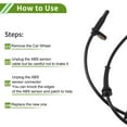 thumbnail image 7 of Unique Bargains No.47911ZM00A ABS Wheel Speed Senor for Nissan Quest 2006-2008 Front Left ABS Sensor Anti-lock Braking System Sensor 1 Pcs, 7 of 7