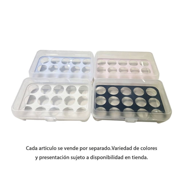 Huevera Prichos con Tapa para Refrigerador Varios Modelos 1 Pieza