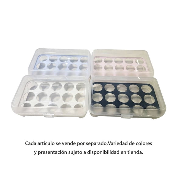 Huevera Prichos con Tapa para Refrigerador Varios Modelos 1 Pieza