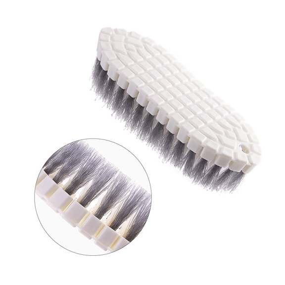 IBASETOY Flexible White Cleaning Brush for Corner and Hard to Reach Household Areas