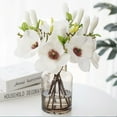 thumbnail image 4 of GadgetVLot 1Pcs Magnolia Flower Small Fresh Artificial Flower Artificial Flower Arrangement Home Decoration Wedding, 4 of 18