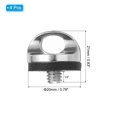 thumbnail image 2 of Uxcell, Soporte de tornillo para correa de cámara, tornillos de instalación rápida, con arandela de goma plateada, 2 of 3