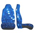thumbnail image 3 of Sikiie A Blue Glitter Car Seat Protector 2 Pack Car Seat Cushion Mat, Car Seat Covers for SUV, Truck, Van, 3 of 7