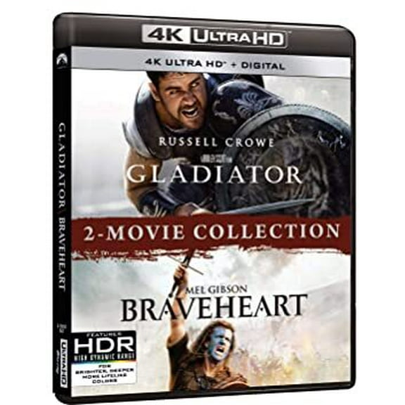 Gladiator / Braveheart 2-Movie Collection (4K Ultra HD   Blu-ray)