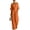 14#Orange, variant on Women's One Piece Jumpsuits Dressy Casual Summer Short Sleeve Wrap V Neck Wide Leg Pants Romper Spring Clothes