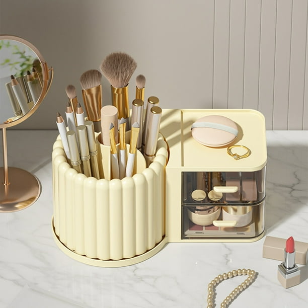 Organizador De Maquillaje Giratorio De 360 Para Tocador De 2 Niveles Organizador De Tocador De Bano De Alta Capacidad Organizador De Perfume Organizador De Maquillaje Giratorio De 360 Para Tocador De 2 Niveles Organizador De Tocador De Bano De Alta Capacidad Organizador De Perfume