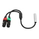 thumbnail image 3 of Cable De Audio De 11 81 Pulgadas 6 35 A XLR Cable De Conexión De Audio XLR Para Amplificador De Potencia Para Amplificador De Auriculares, 3 of 8