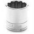 thumbnail image 2 of Chrome Socket, 1/2"" Drive, 28mm, 12 Point, Shallow, 2 of 2