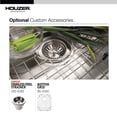 thumbnail image 6 of Houzer MES-3221-1 31.88" x 20.625" 10" , 8" Gourmet Undermount Stainless Steel 60/40 Double Bowl Kitchen Sink, Small Bowl Right, 6 of 6