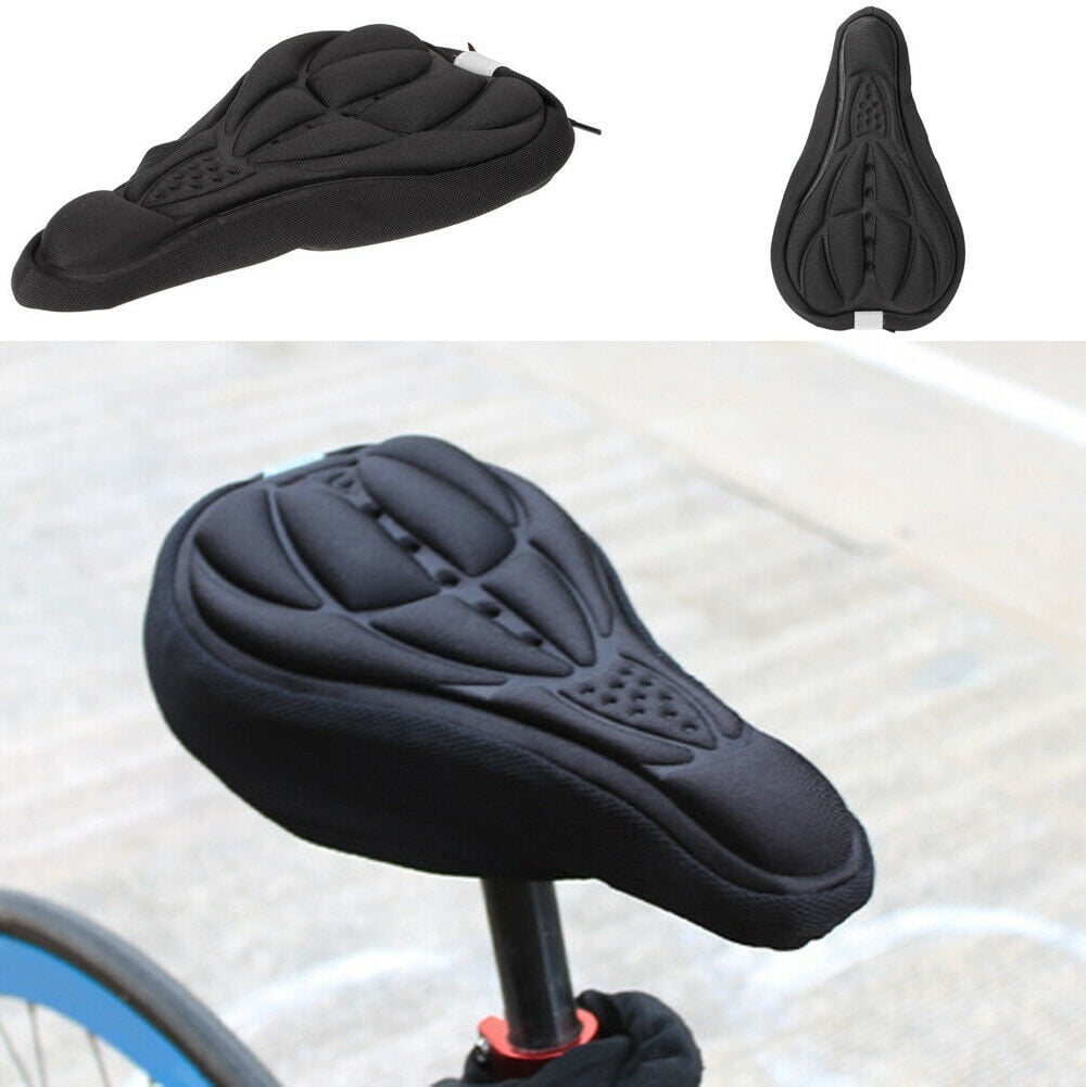 Cycling Bike Bicycle 3D Sponge Saddle Seat Cover Gel Cushion Soft