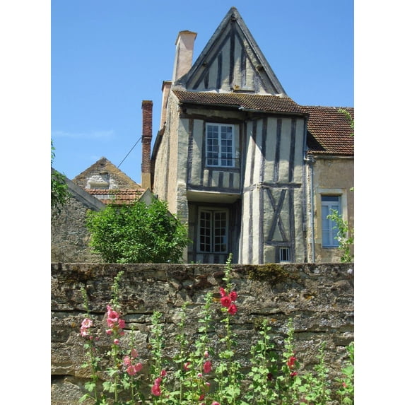 Wilcox "Noyers France Medeival" Glossy Poster