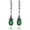 Green, variant on SISGEM Vintage Earrings for Women Sterling Silver Retro Drop Dangle Leverback Earrings with Oval Cut Genuine Stone Crystal from Austria, Anniversary Birthday Jewelry Gifts for Women