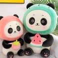 thumbnail image 2 of A Suave felpa Kawaii Panda muñeca cama dibujos animados delicados juguetes educativos para edades tempranas, 2 of 5