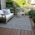 thumbnail image 6 of Addison Rugs Chantille Indoor/Outdoor Transitional Arrows Gray Washable Rectangle Rug, 8' x 10', 6 of 6