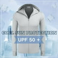 thumbnail image 5 of COOFANDY Men Full Zip UPF 50 Sun Protection Hoodie Jacket Long Sleeve Lightweight Breathable UV Shirts with Pockets, 5 of 5