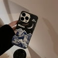 thumbnail image 3 of Cool Snow Mountain Moon Soft Phone Case Compatible with iPhone Case (Black,iPhone 14 Pro Max), 3 of 6