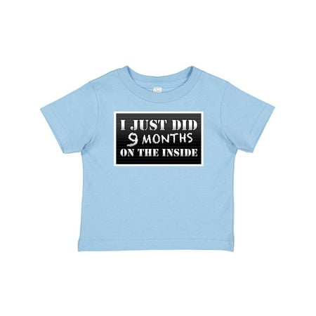 

Inktastic 9 Months on the Inside Gift Baby Boy or Baby Girl T-Shirt