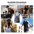 thumbnail image 3 of Yiaed Mountain White Dragon Print Men's Singlet Vests Summer Running Muscle Tank Tops Gym Undershirt Round Neck Sleeveless for man, 3 of 5