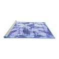 thumbnail image 2 of Ahgly Company Machine Washable Indoor Rectangle Abstract Blue Modern Area Rugs, 2' x 4', 2 of 4