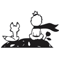 thumbnail image 1 of Cuadro Decorativo de Metal con Diseño principito Extra grande, 1 of 4