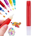 thumbnail image 2 of Puffy Velvet Marker, 4.13X0.59 inch Magic Puffy Paint Pens, Bubble Texture Paint Markers, Squeeze DIY Craft Painting Pens, Embossed Art Coloring Tools, Quick Dry Decorating Markers for Card Making, 2 of 5