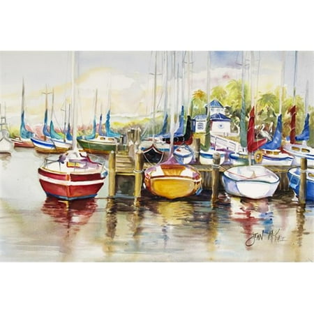 

Paradise Yacht Club Ii Sailboats Fabric Placemat