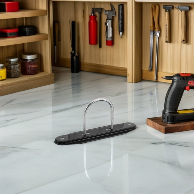 PTOOTP 4Ud Kit Base Para Calefactor Con Abrazaderas En Soporte Metálico