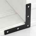 thumbnail image 4 of JANGSLNG 10Pcs Corner Braces Waterproof High Strength Multipurpose T/L Shaped Flat Joint Angle Brackets for Closet Cabinet Windows, 4 of 8