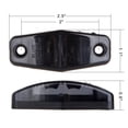 thumbnail image 2 of ECCPP Universal 2LED 6Pack White Light Clearance Side Marker Truck Trailer LED Light fit for Truck Pickup Boat SUV Trail LED Side Marker Clearance Identification Light, 2 of 5