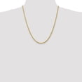 thumbnail image 2 of 14k Yellow Gold 22 Inch 3.35mm Quadruple Rope Chain Necklace Pendant Charm, 2 of 9