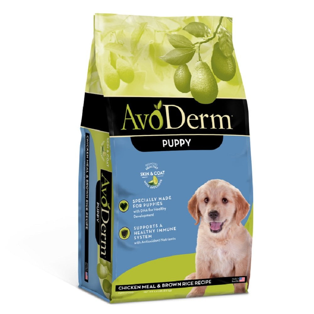 AvoDerm Puppy Food, Natural Chicken Meal and Brown Rice Formula, 4.4-Pound